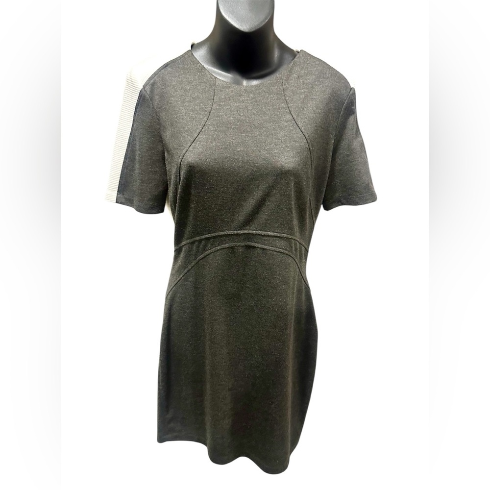 W118 by Walter Baker Charcoal and White Bodycon Mini Dress